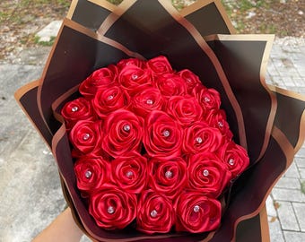 Rapunzel Eternal Rose Bouquet - Etsy