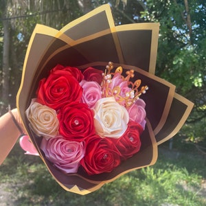 Eternal roses, bouquet,gift, ramo buchón