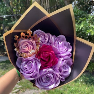 Eternal roses, bouquet, gift, ramo buchón
