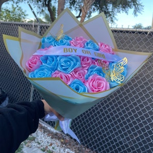 Eternal Roses, Bouquet,gender Reveal, Ramo Buchón - Etsy
