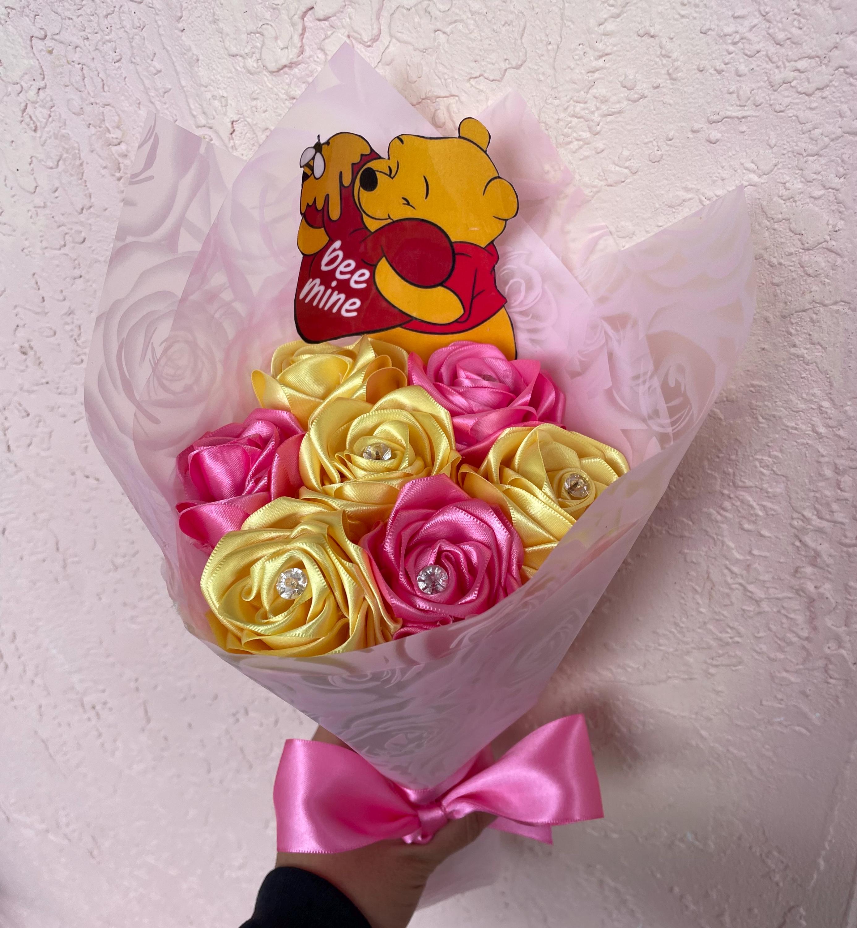 花束・切花 pooh Winnie the Pooh Rose Bouquets - Etsy