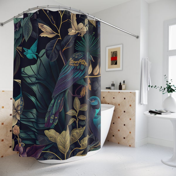 Bird Shower Curtains Etsy
