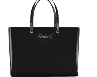 Handmade Daily Tote: Black-Black