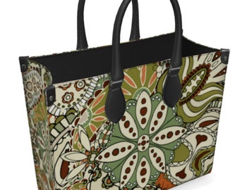 Mini Shopper Bag: Olive India