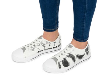 Positive Thoughts Women's Low Top Sneakers Trainers