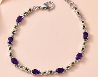 Morganique Quartz (triplet) 9.40 Ctw Bangle Bracelet in