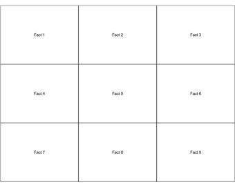 Formulario rellenable con tarjeta didáctica, 3x3