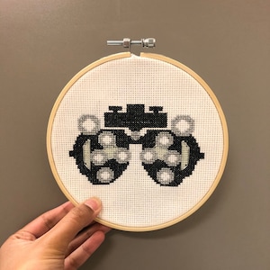 Phoropter PDF Cross Stitch Pattern