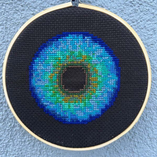 Iris Eye PDF Cross Stitch Pattern