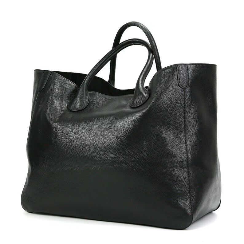 Lambskin Leather Bag Oversize Leather Bag Women Handbag Leather Tote ...