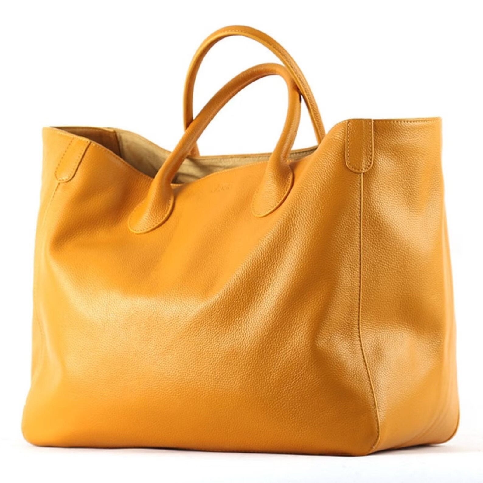 Lambskin Leather Bag Oversize Leather Bag Women Handbag Leather Tote