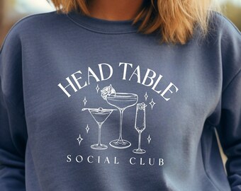 Moletom Head Table Social Club || Presente para Despedida de Solteira || Festa de Casamento