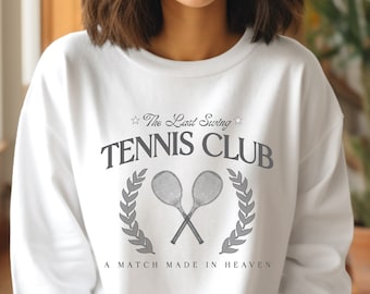 Moletom para despedida de solteira do clube de tênis || Camiseta para festa de despedida de solteira
