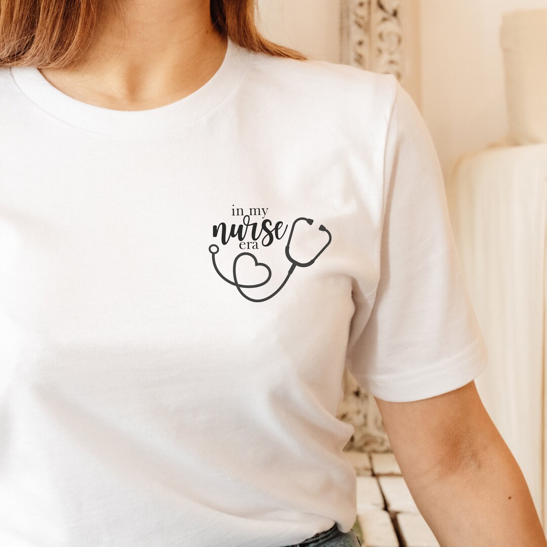 In My Nurse Era Iron On, Nurse Iron on Patch, HVT for Nurses, Custom