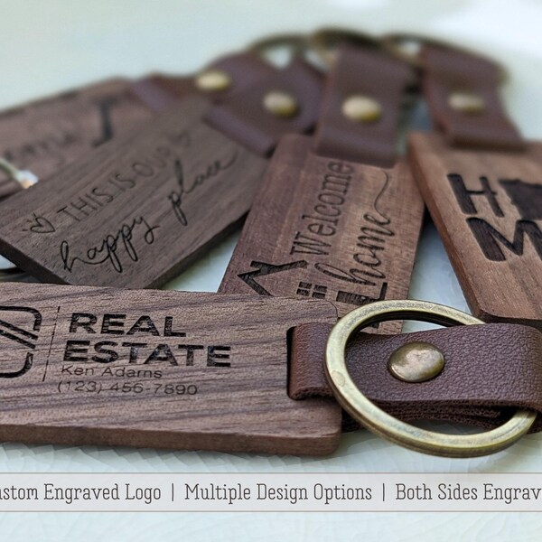 Bulk Wood Key Chains Engraved Etsy