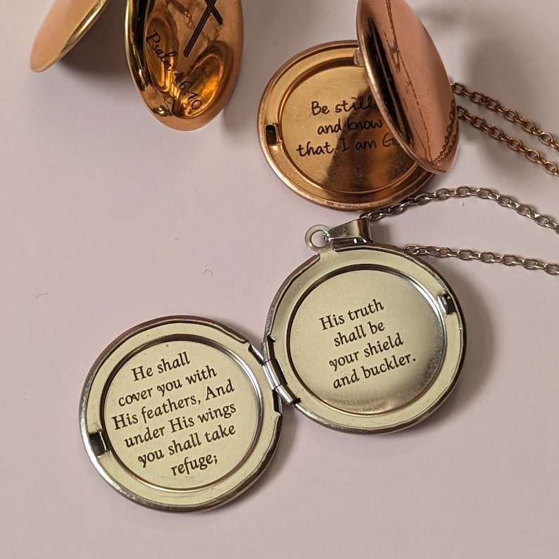 Message Cross Necklace For Her