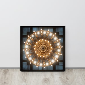 Grand Central Station Chandelier (Thin canvas)