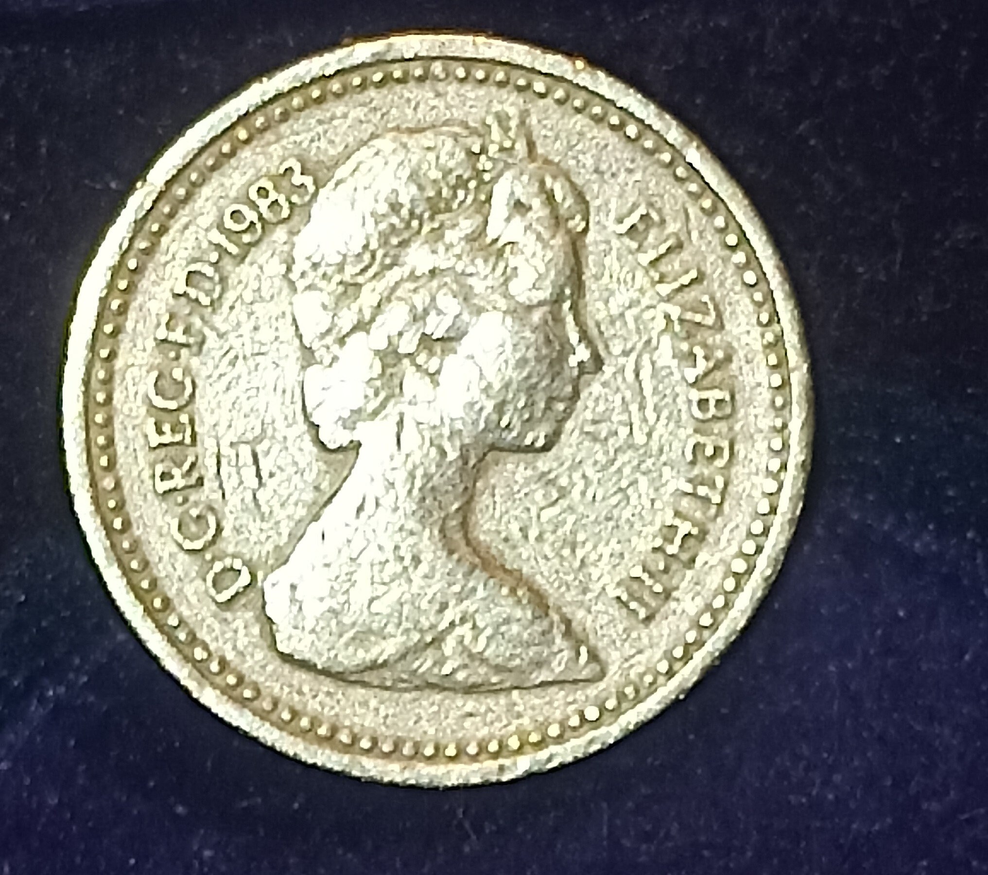 1983 One Pound Coin With Error DECUS ET TUTAMEN Upside Down Etsy