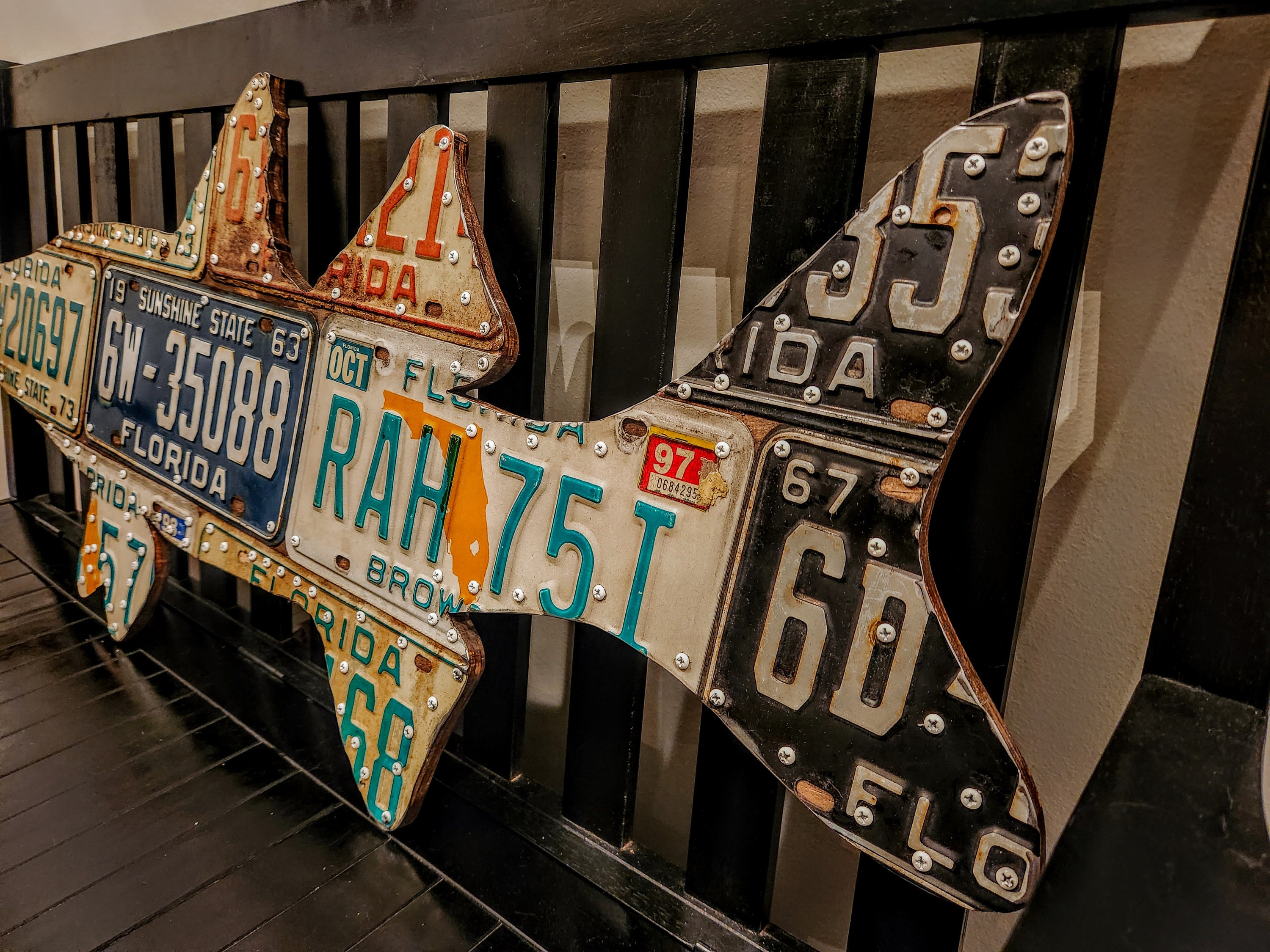 Florida Snook License Plate Art Wall Decor Etsy