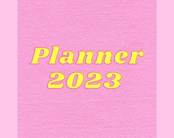 Planificador Digital 2023 / Lucky Girl 2023 / Planificador Diario y Semanal / La Salud es Riqueza