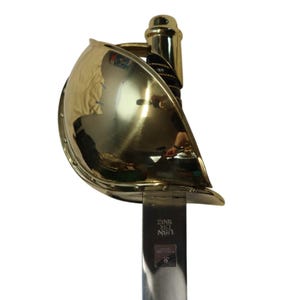 Espada tipo sable naval estadounidense Windlass USN DR 1862, reproducción de la Guerra Civil imagen 11