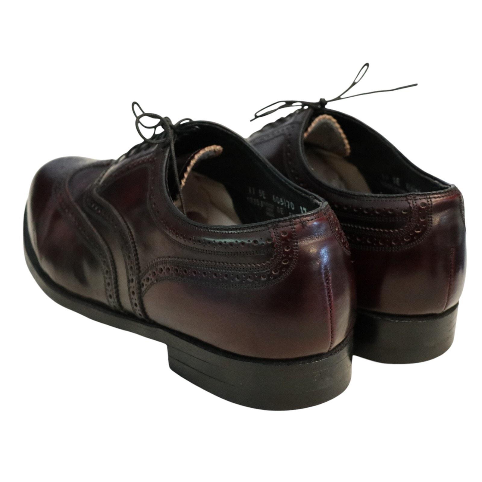 Vintage Florsheim 30353 Wingtip Oxford 11 Shell Burgundy  display picture 1