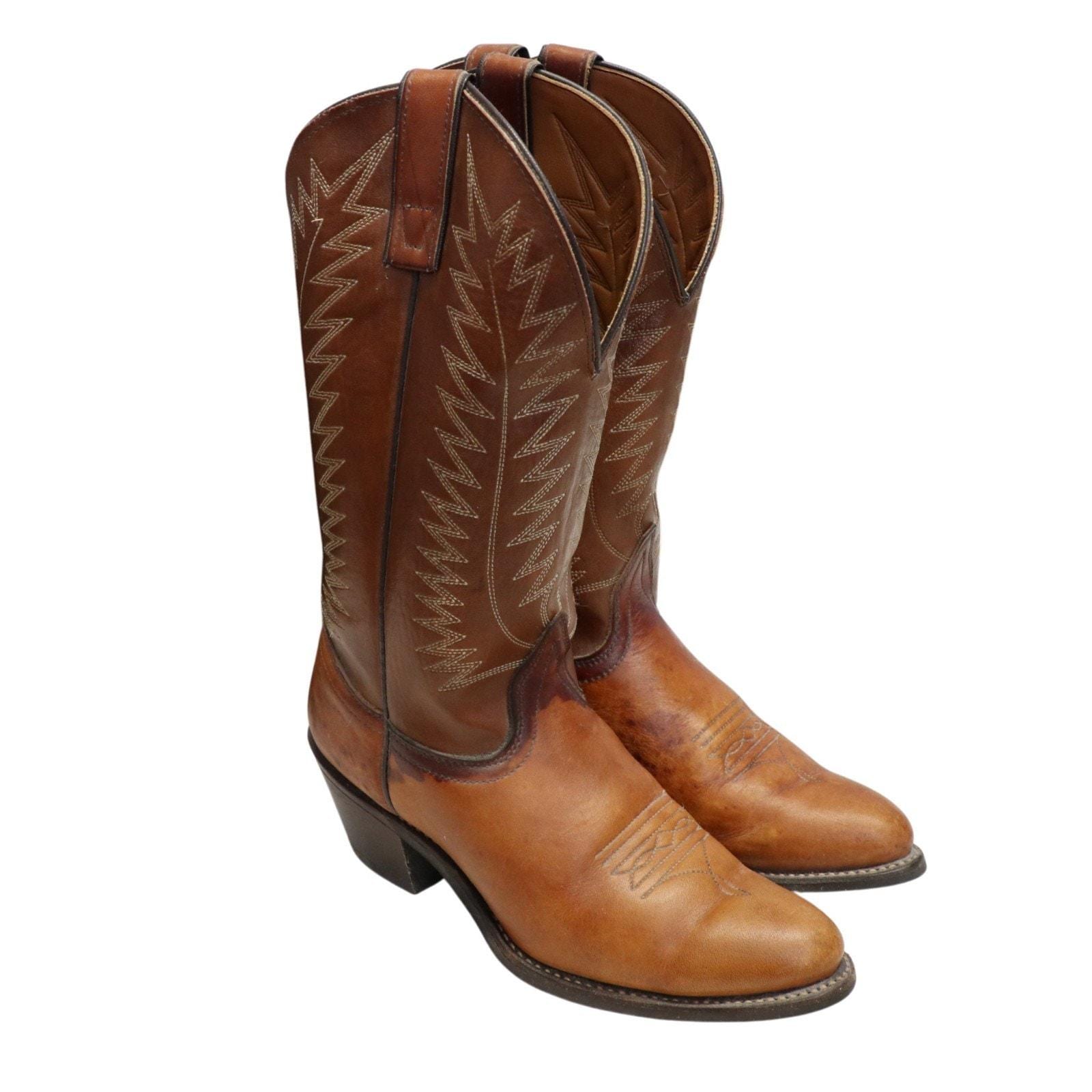 3642 Bottes Boulet Bout pointue étroit marron Canada Homme | la joya-western