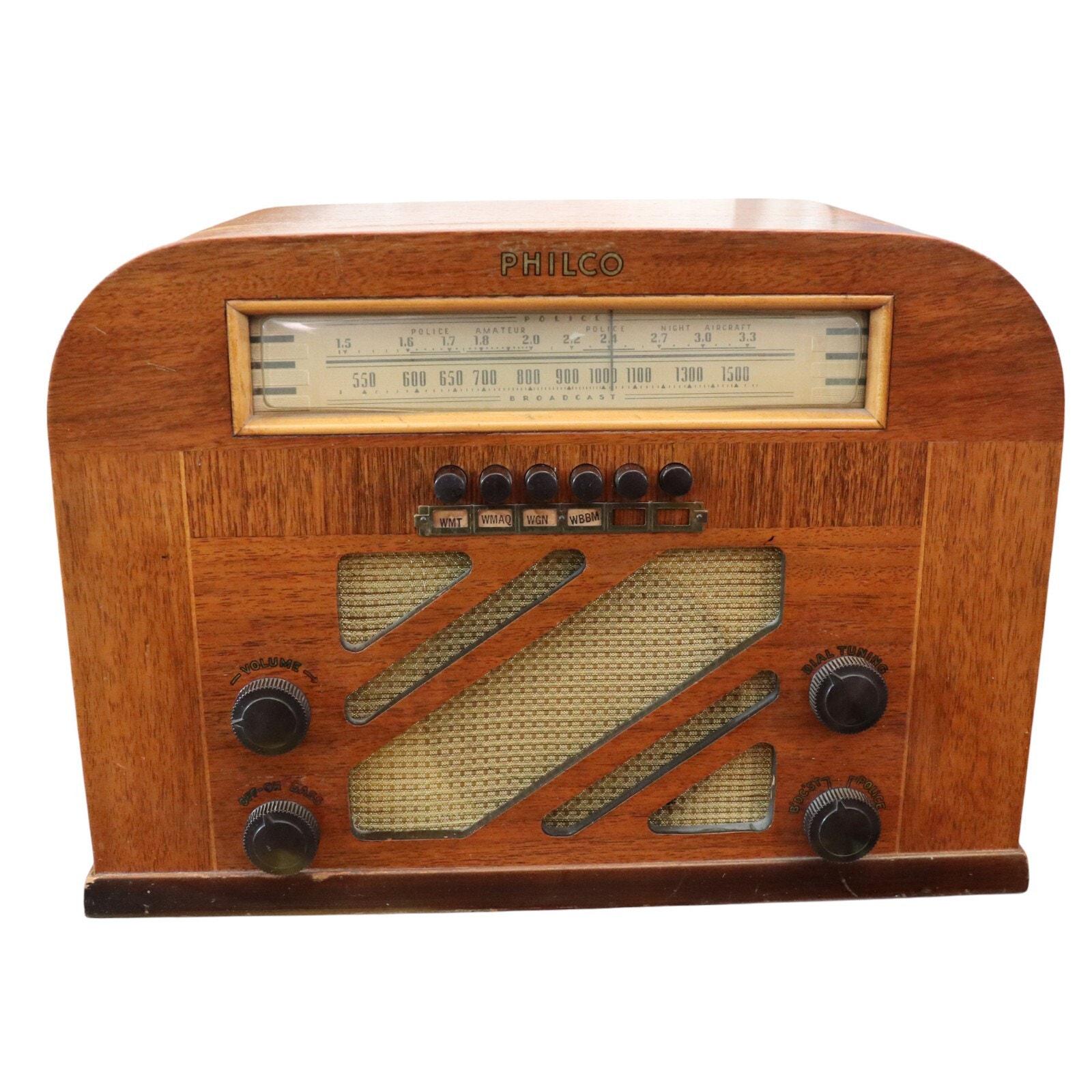 1940年代アメリカフィルコのラジオ・ベークドライト製 1940s Philco Radio - Etsy