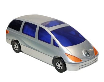 Estuche para CD-ROM/DVD de la minivan Toyota Previa con cerradura y llave.