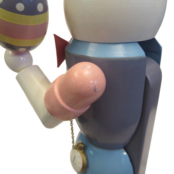 This is an Erzgebirgische Volkskunst Wood Nutcracker, Made