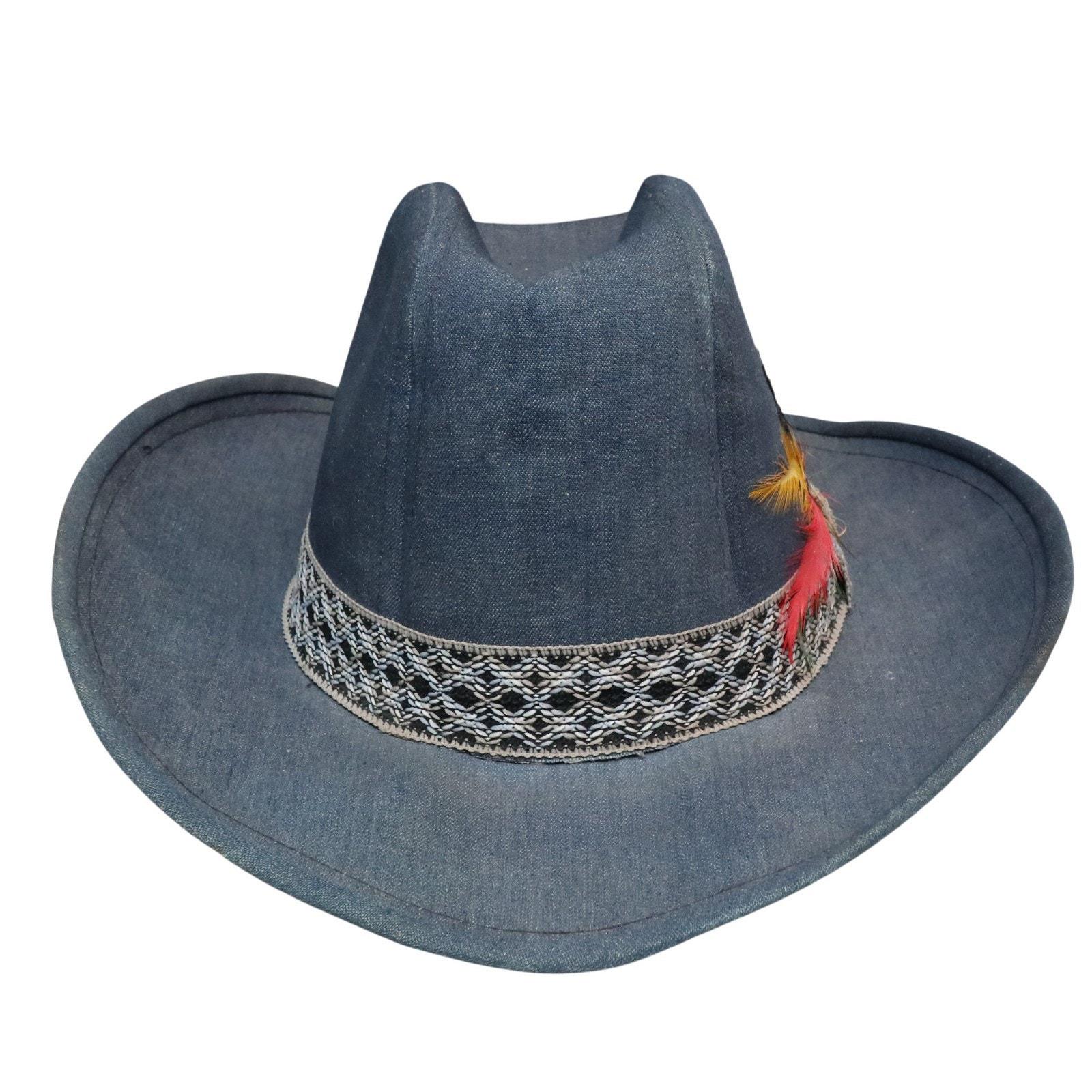 Vintage Western Hat 7 1/2 - Etsy