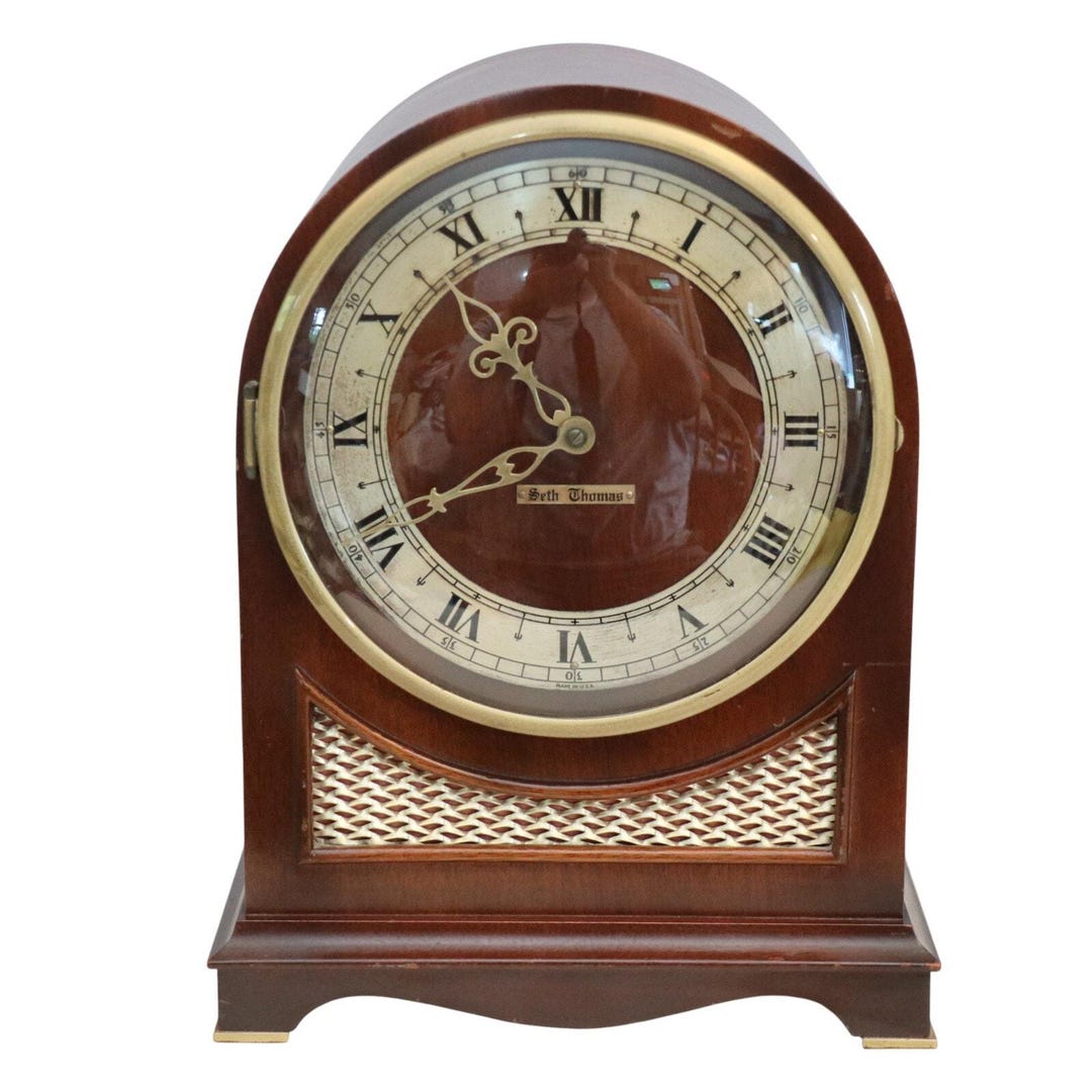 Rare! Vintage Seth Thomas Northbury E704, Chiming Mantel Clock - Etsy