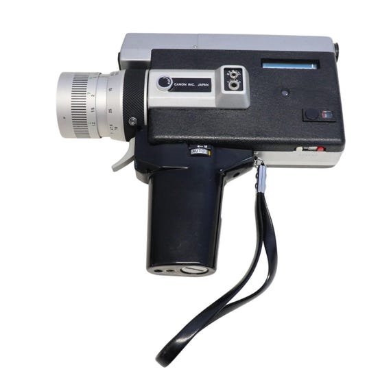 Canon Auto Zoom 518 Super 8 Movie Video Film Camera, Case, C-8