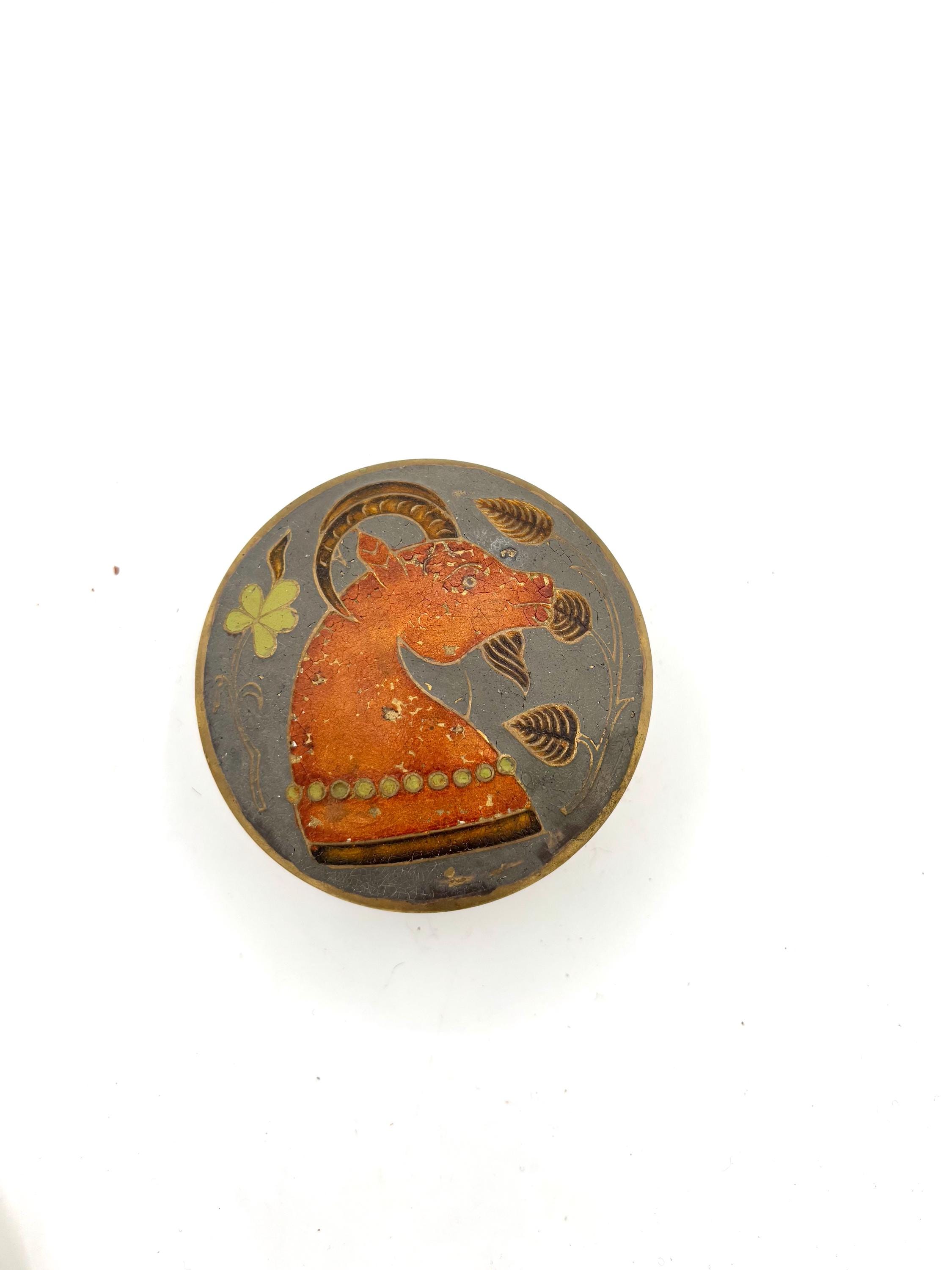 アンティーク雑貨 Ram Ram Trinket Box - Etsy