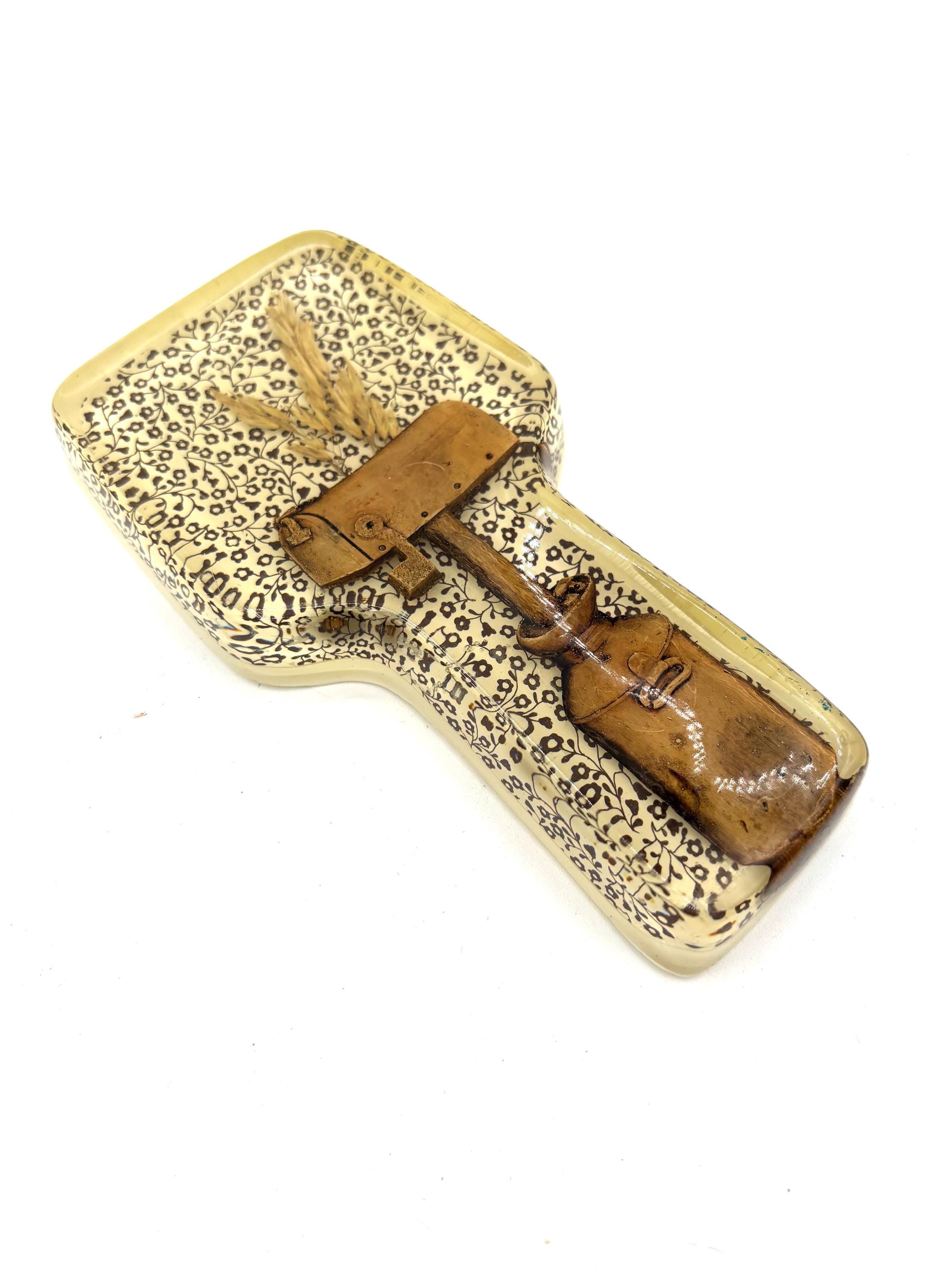 Vintage Farmhouse Flower Power Mailbox Lucite Spoon Rest Soap Sponge ...