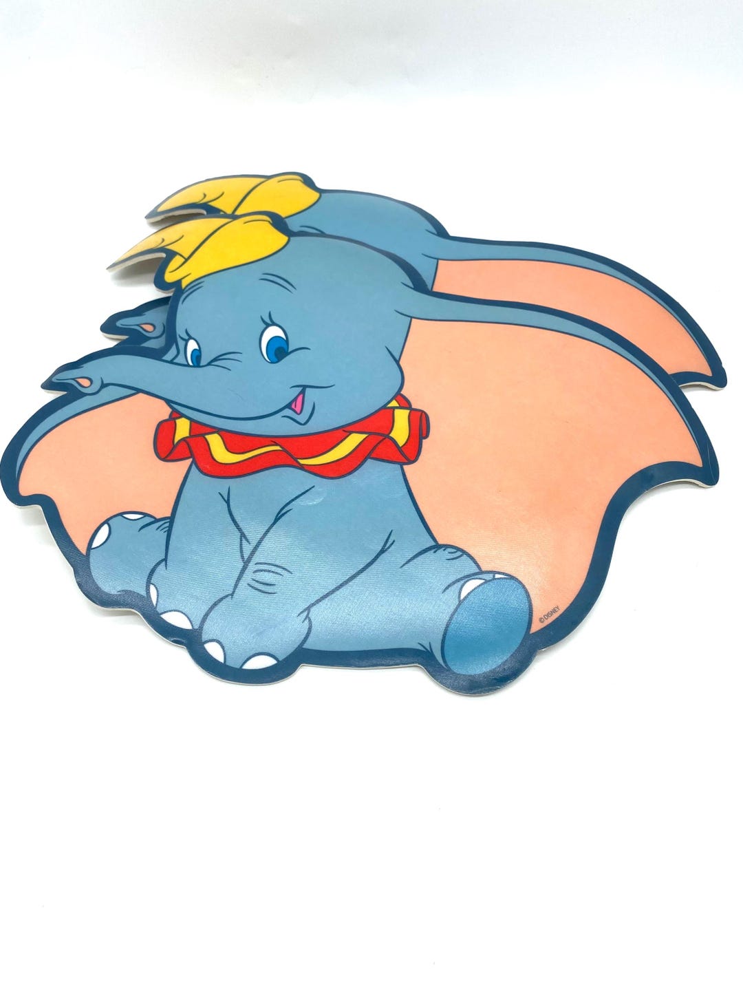 Dumbo Table Vintage 90s Disney Dumbo Elephant Vinyl Table Setting Placemats / Retro ...