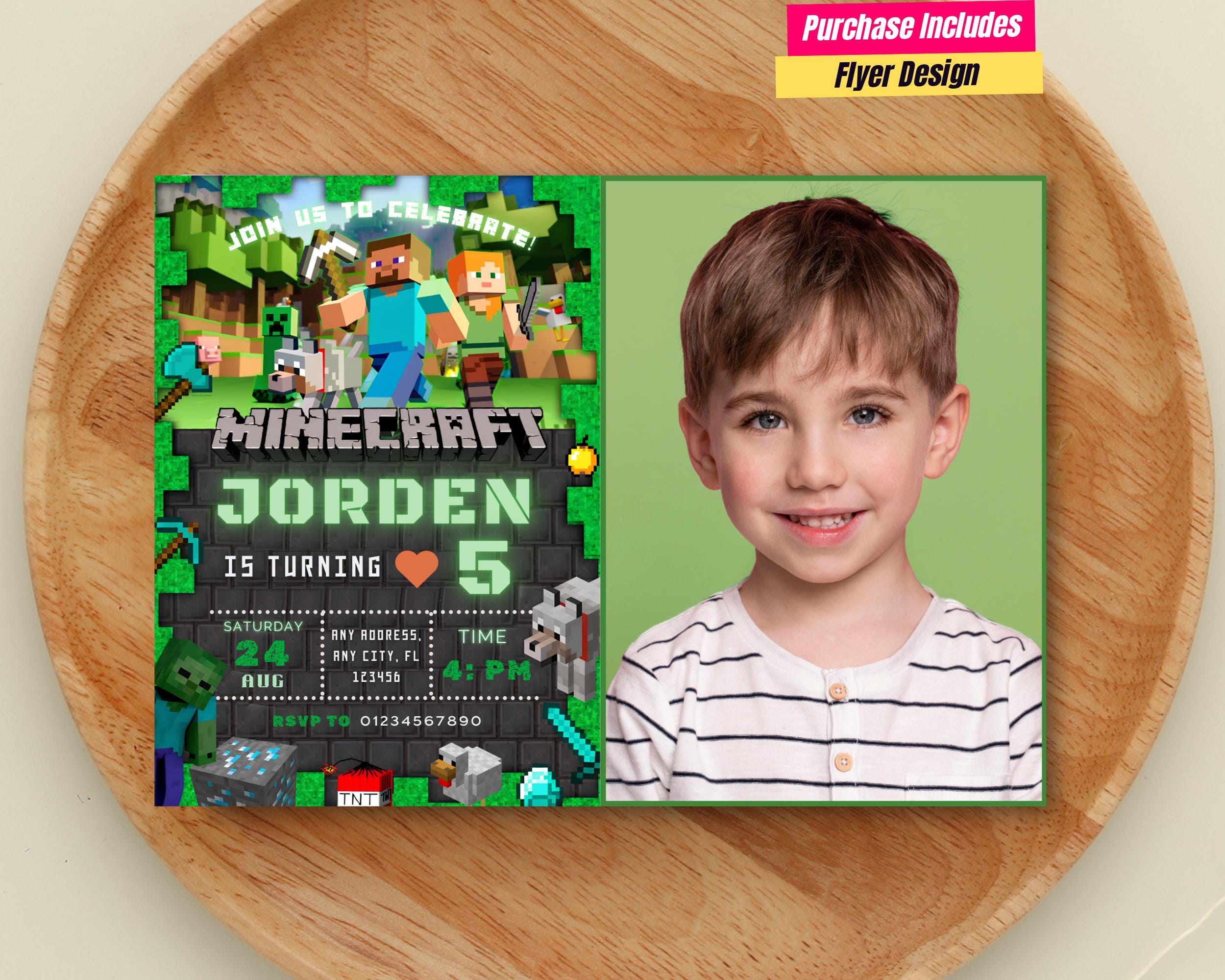 Editable Game Party Templates