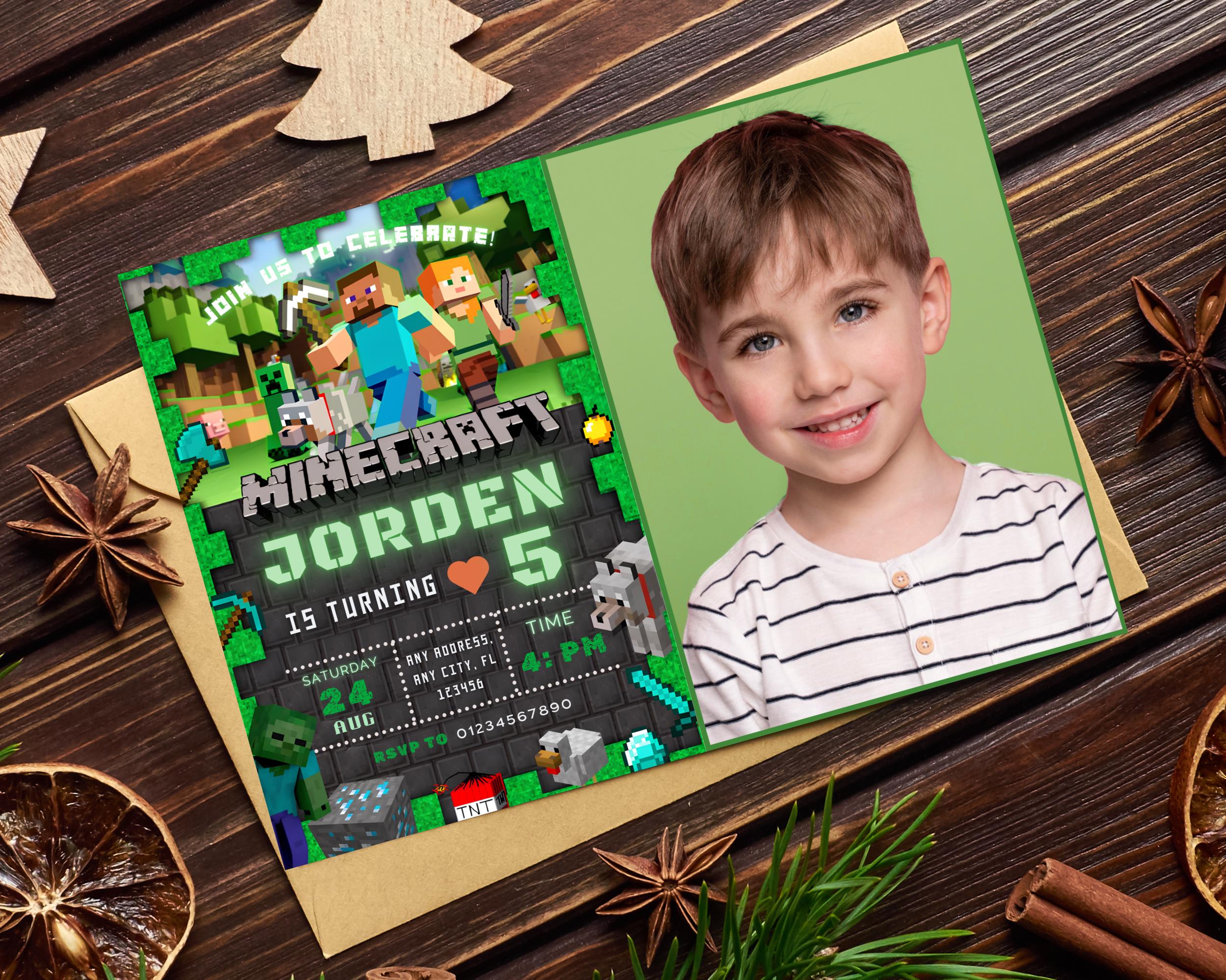 Editable Game Party Templates