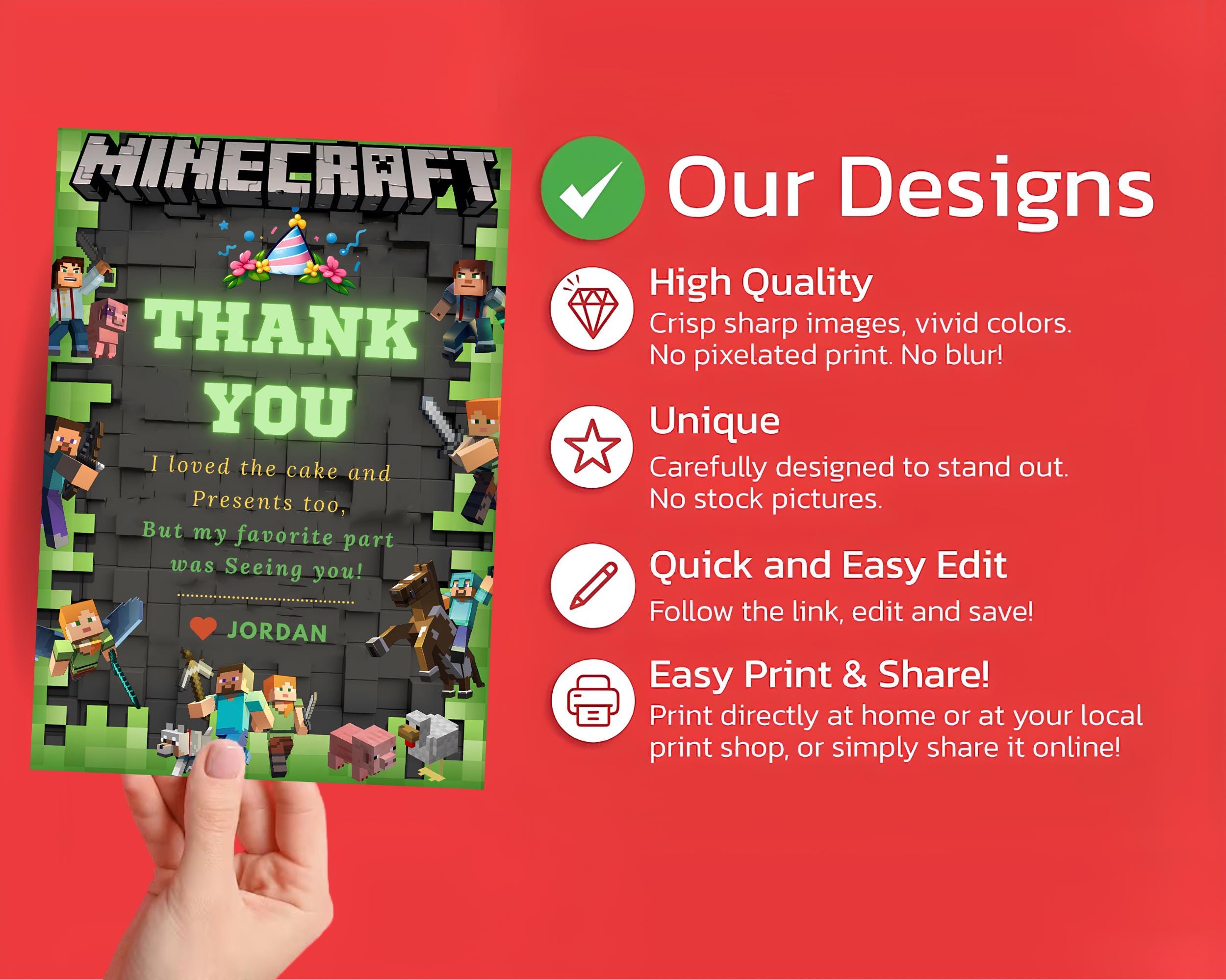 Printable Thank You Template