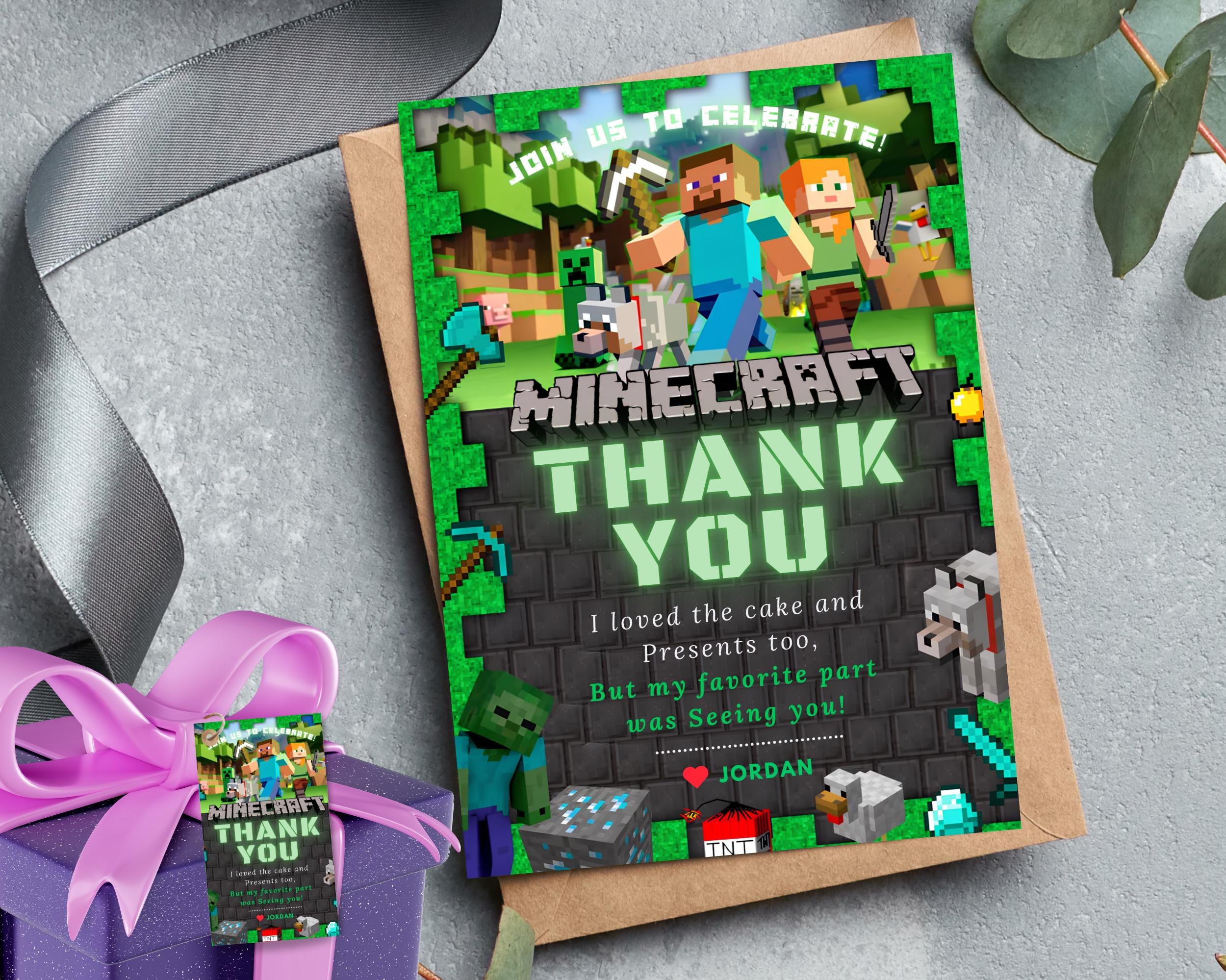 Photo Tag Thank You Template