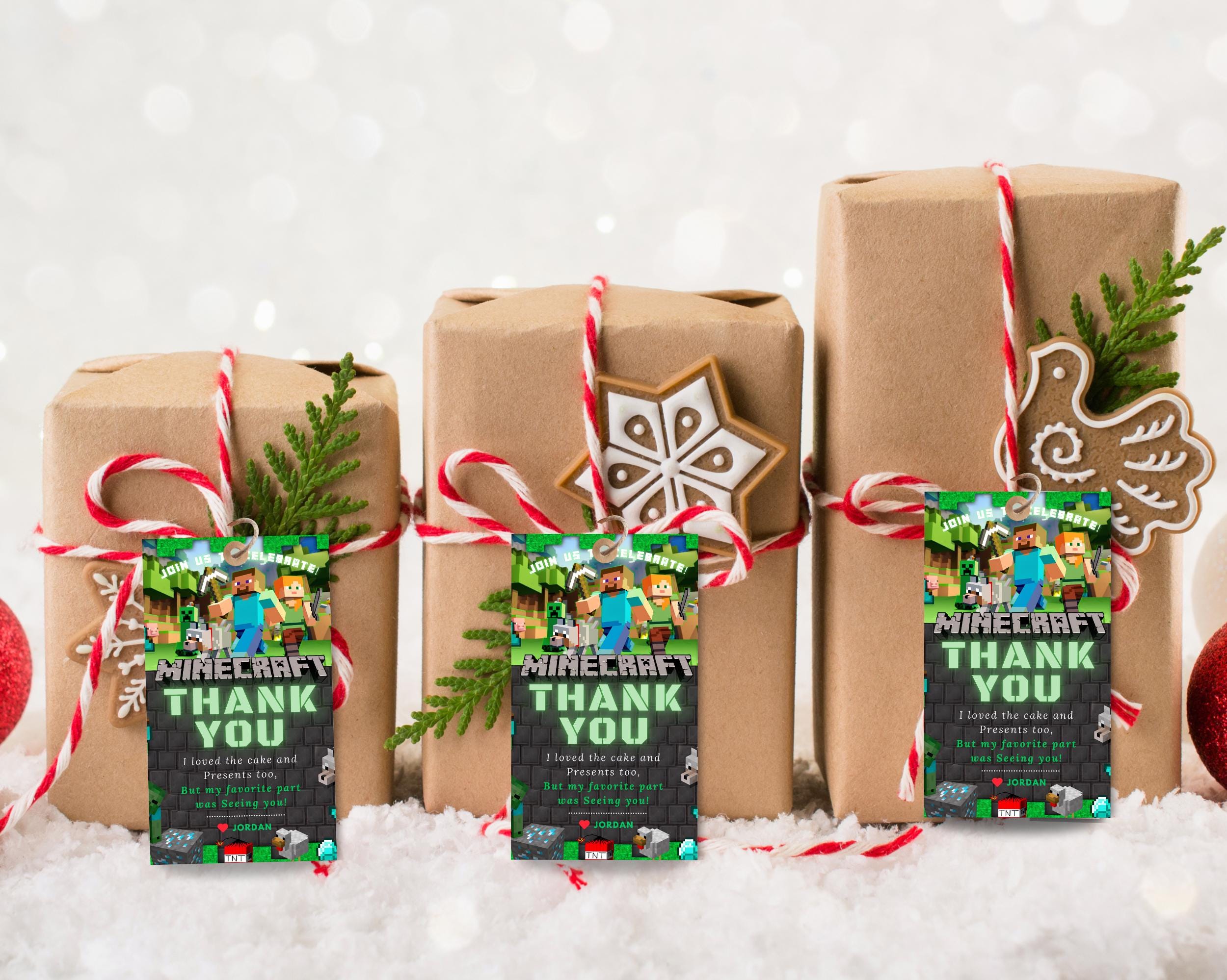 Photo Tag Thank You Template