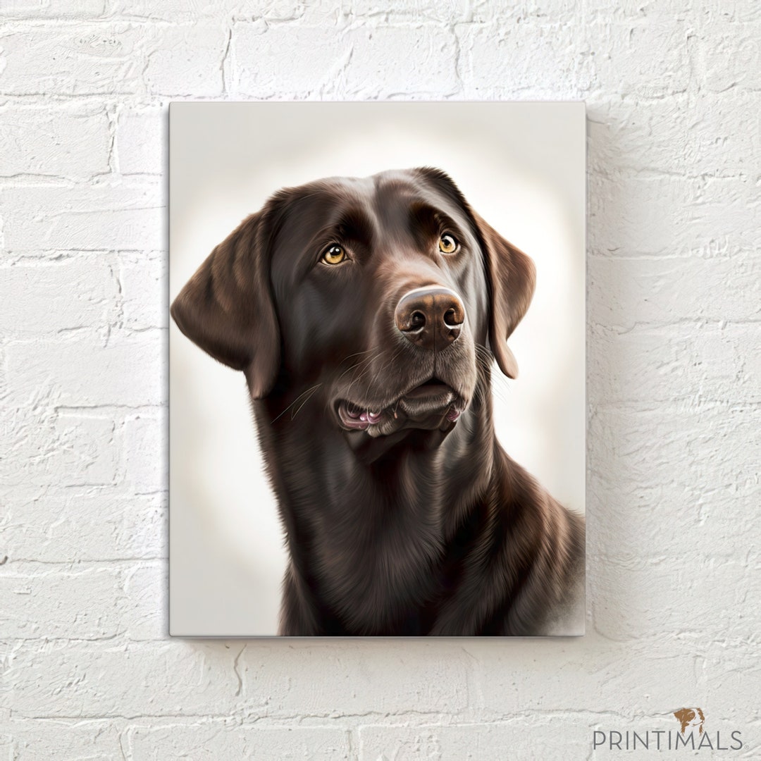 Labrador Printable, Chocolate Lab Print, Chocolate Lab Poster, Labrador