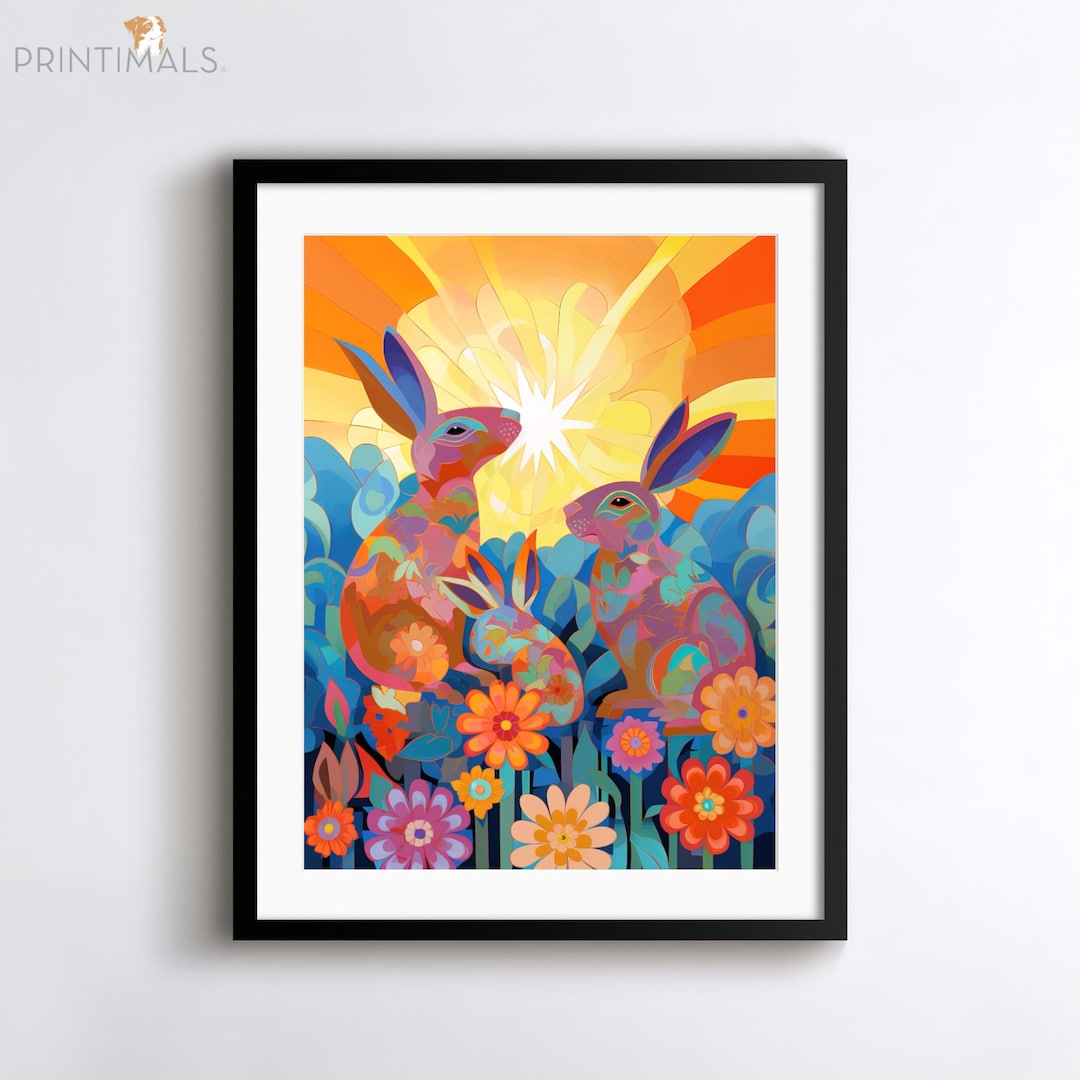 Bunny Printable, Bunny Print, Bunny Poster, Bunny, Wall Art, Gift ...