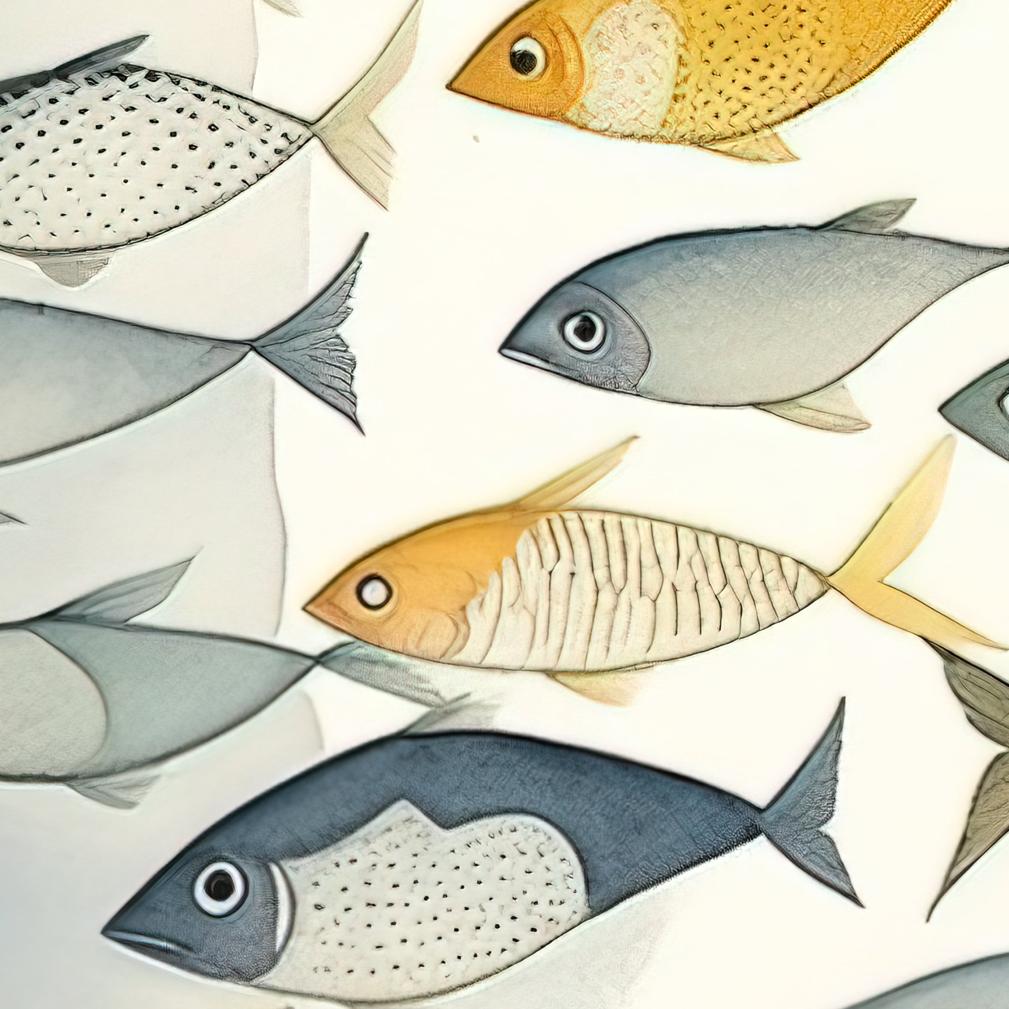 Fish Printable, Fish Print, Fish Poster, Fish, Wall Art, Gift, Digital Download, Printimals - Etsy