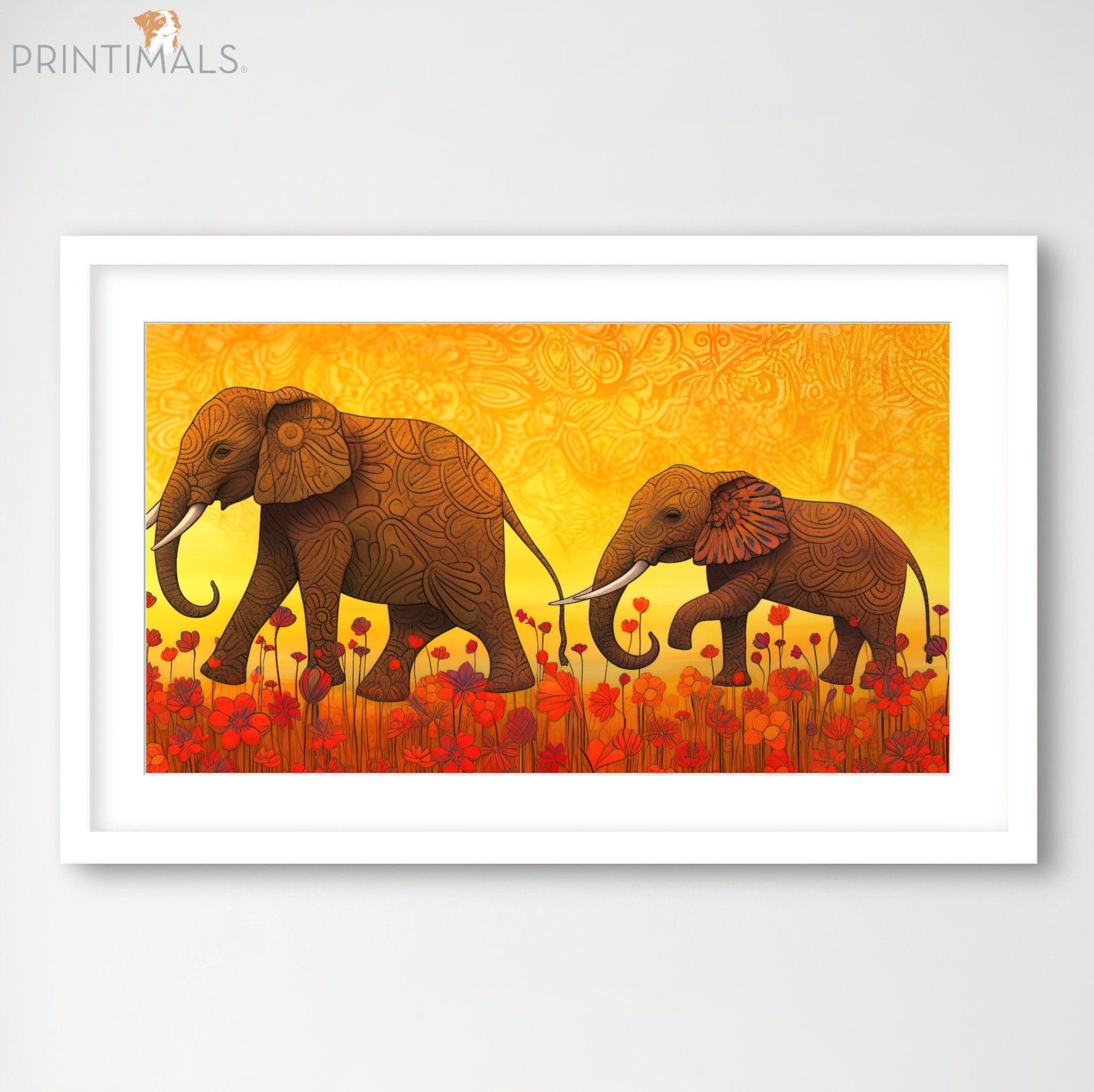 Elephant Printable, Elephant Print, Elephant Poster, Elephant, Wall Art ...