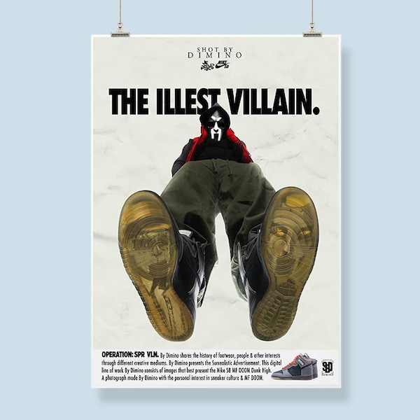 MF DOOM The Illest Villain Poster, Gift Poster