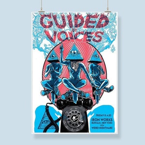 Poster Guided By Voices Buffalo, NY August 4, 2023