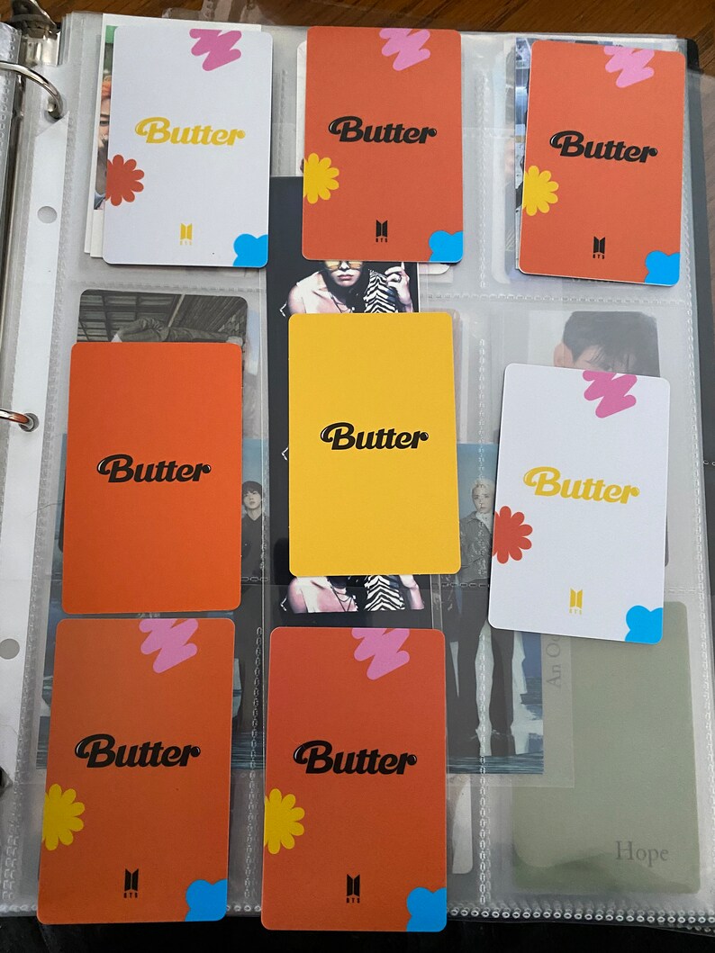 BTS Butter Lucky Draw Photocards Powerstation M2U Etsy UK