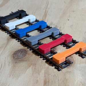 HO Scale 2.00&quot; 13&#39; Scale Feet Parallel Train Track Laying Spacer Tool SET of 4