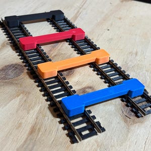 HO Scale 2.50&quot; 18&#39; Scale Feet Parallel Train Track Laying Spacer Tool SET of 4